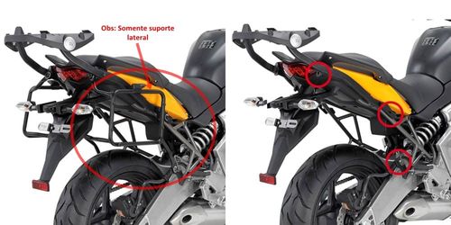 Suporte Lateral Givi 41l Versys 650 Engate Rapido Plr450
