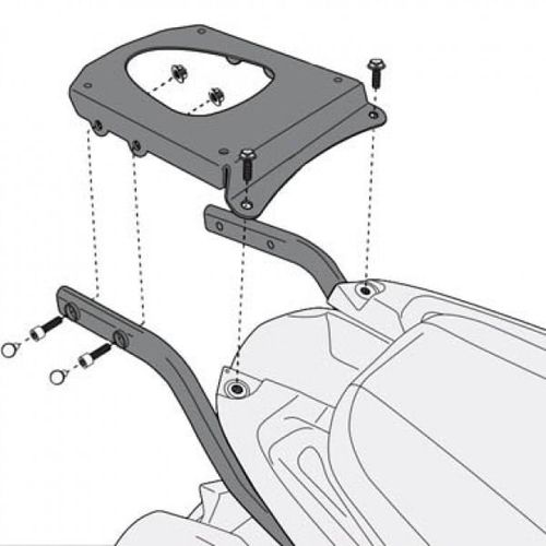Suporte Bau Traseiro Givi Tiger 1050 Sport C/base Sr6404