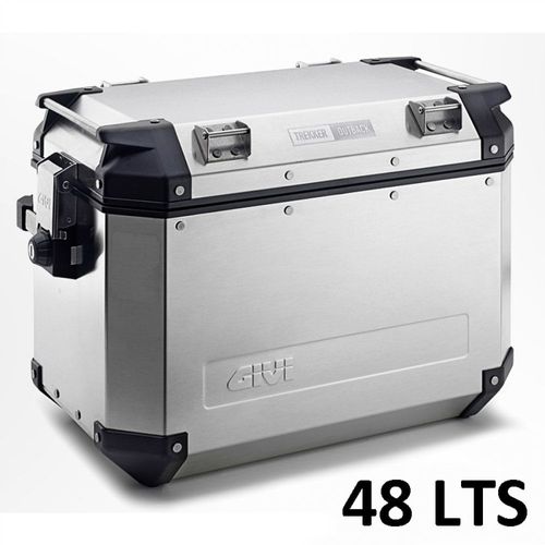 Bau Givi Outback Lateral 48l Aluminio Polido (par) Obk48apack2