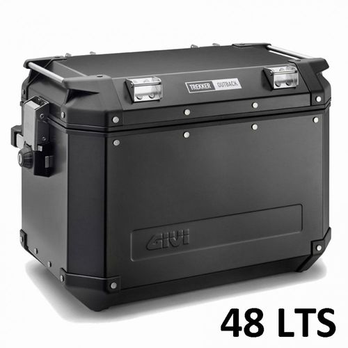 Bau Givi Outback Lateral 48l Aluminio Preto (par) Obk48bpack2