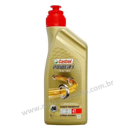 Oleo 4t Castrol Power 1 Racing 5w-40 Sintetico