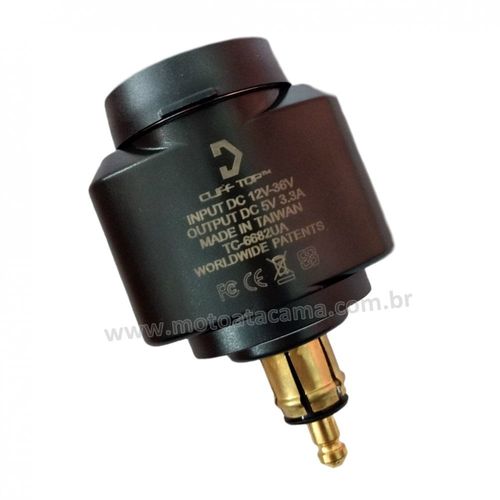 Adaptador Tomada Usb Cliff-Top Pequeno