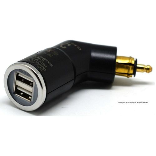 Adaptador Tomada Usb Cliff-Top Enclinado