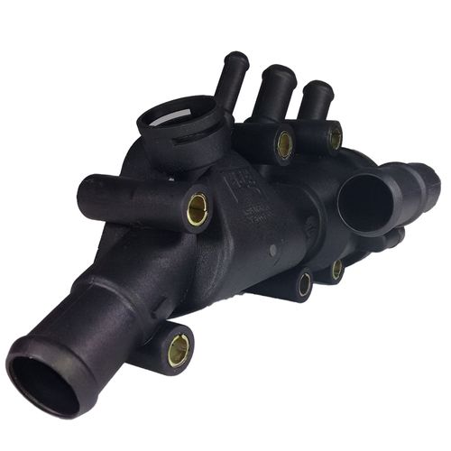 Carcaça da Válvula Termostática sem Sensor - Ford Ka - Focus - Courier - Ecosport - Novo Fiesta - Todos com Motor Zetec Rocam - Gasolina