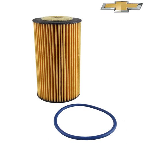 Refil Filtro de Óleo Original Chevrolet Cruze 1.8 16v Sonic 1.6 16v Nova Tracker 1.8 16v Ecotec Flex