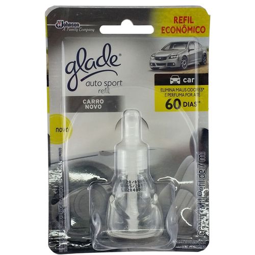 Refil Aromatizante Glade Auto Sport Carro Novo Johnson