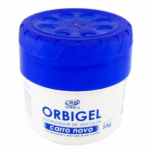 Aromatizante em Gel Carro Novo Orbigel 55g