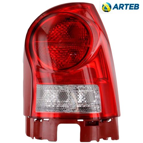 Lanterna Traseira Cristal Carcaça Vermelha Gol G4 2005 até 2011