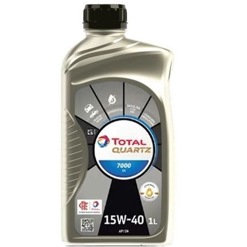 Óleo Lubrificante do Motor Total Quartz API SN 7000 15W40 Semissintético 1L