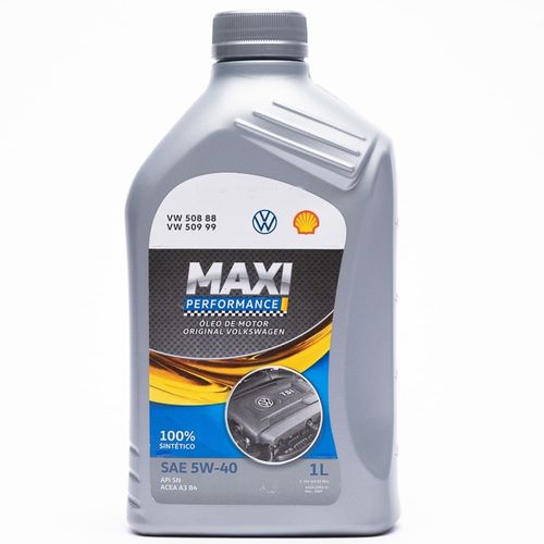 Óleo Lubrificante do Motor Original Volkswagen SAE 5W40 Maxi Performance 100% Sintético 1L
