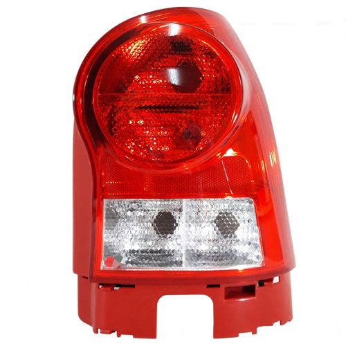 Lanterna Traseira Cristal Carcaça Vermelha Gol G4 2005 até 2011