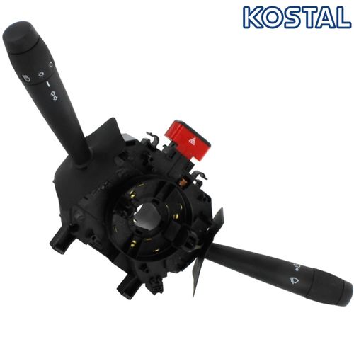 Comando de Seta sem Limpador Traseiro com Botão do Alerta Quadrado Fiat Uno 2002 até 2013 e Fiorino 97 até 2013 Exceto Versão Novo Uno