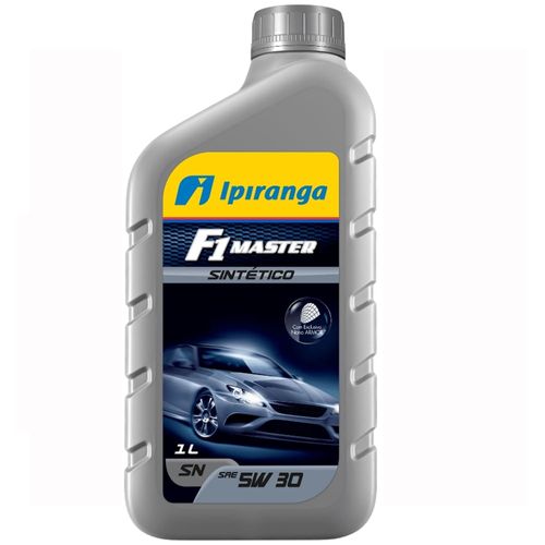 Óleo Lubrificante do Motor Ipiranga F1 Master 100% Sintético SN 5W30 Tecnologia Nano ARMOR - 1L