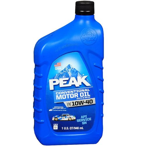 Óleo Lubrificante do Motor Peak SAE 10W40 API SN Semissintético 946ml