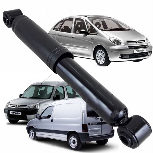 Amortecedor Traseiro Monroe Pressurizado Peugeot Partner 98 até 2018 Citroen Berlingo 98 até 2014 e Xsara Picasso 2001 até 2012