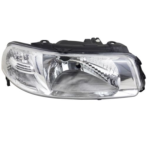 Farol Principal Cromado com Carcaça Preta sem Defletor Gol Parati Saveiro Versão G3 99 até 2005