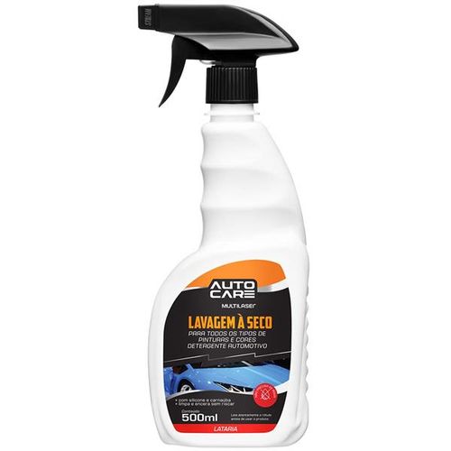 Lavagem A Seco Autocare 500Ml C/ Borrifador Ate 4 Lavagens - AU453