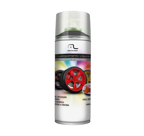 Spray de Envelopamento Multilaser Liquido Preto Fosco 400ml - AU420