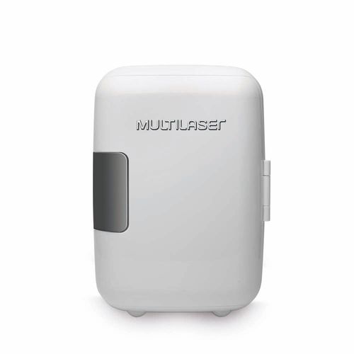 Mini Geladeira 4L 12V 127V Capacidade 6 Latas de 350ML Com Cabo DC Sem Cabo AC Branca Multilaser - TV009