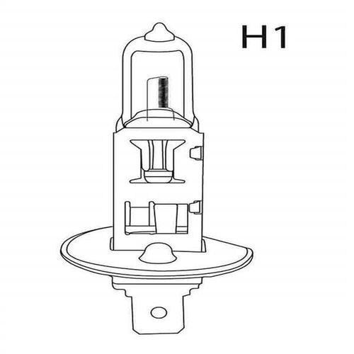 Lâmpada Automotiva H1 12V 55W Super Branca Par Multilaser - AU802