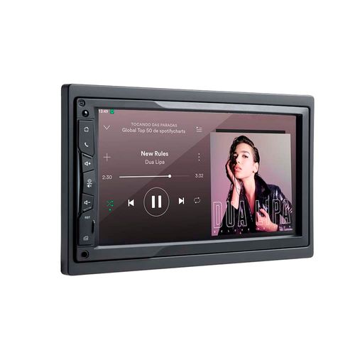 Central Multimídia Multilaser Evolve Link TV GPS Tela 7 Pol 4x45W RMS Preto – GP338