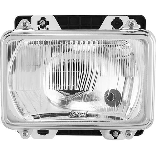 FAROL LD (ALTO/BAIXO) (H4) (LENTE VIDRO) / MERCEDES BENZ 1113 83-92 CARA PRETA / NINO F-30V