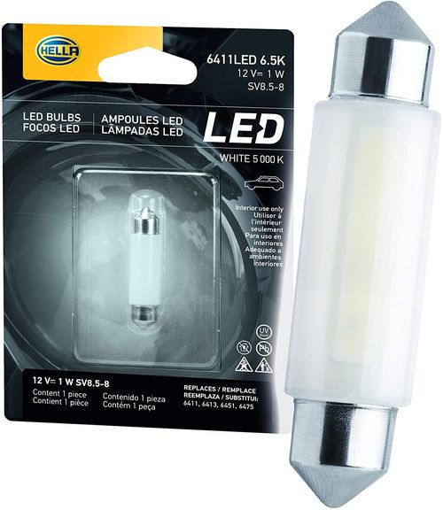 LAMPADA 10W (GRANDE) / UNIVERSAL UNIVERSAL TORPEDO 12V 41MM / HELLA 6411