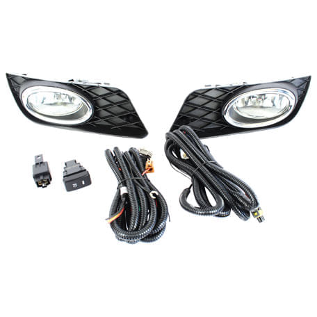 FAROL AUXILIAR (KIT) (C/BOTAO ORIGINAL) (OVAL) / CIVIC 42705 / SHOCKLIGHT SL110610