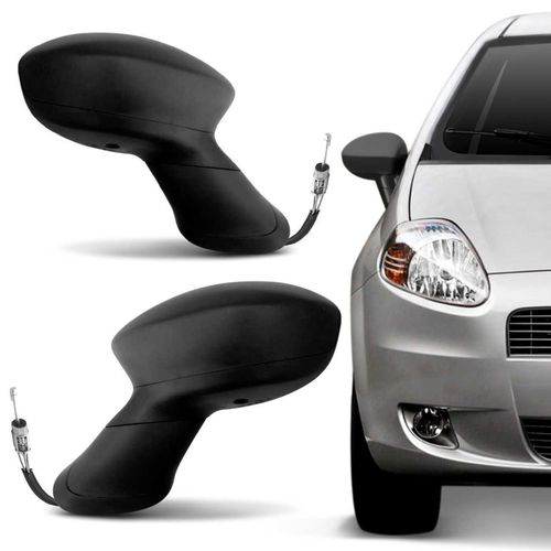 ESPELHO EXTERNO LD (ELETR) (S/CAPA) / FIAT PUNTO 08- / SPJ EB548