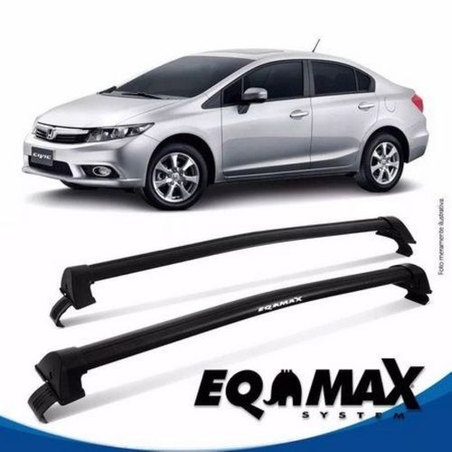 BAGAGEIRO RACK WAVE CIVIC 07/ 6205 PTO CIVIC 07/ PRETO Equipage 6205 PEÇA