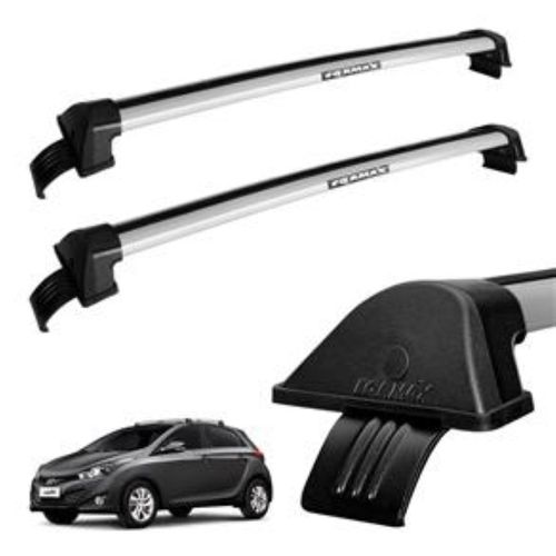BAGAGEIRO RACK WAVE HB20 15/ 6270 PTA HB20 15/ HATCH PRATA Equipage E6270 PEÇA