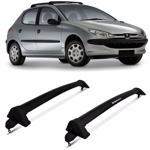 BAGAGEIRO RACK WAVE PEUGEOT 206 4P 6135 PEUGEOT 206 4P PRETO Equipage  PEÇA