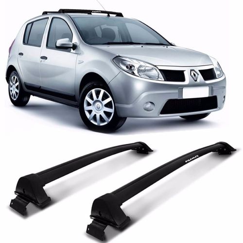 BAGAGEIRO RACK WAVE SANDERO 6110 PTA SANDERO 10/ PRATA Equipage 6110 PEÇA