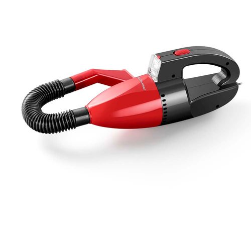 Aspirador de Pó Automotivo 1500pa 12v 60w Funcao Solido e Liquido Com Mangueira Vermelho Multilaser - AU607