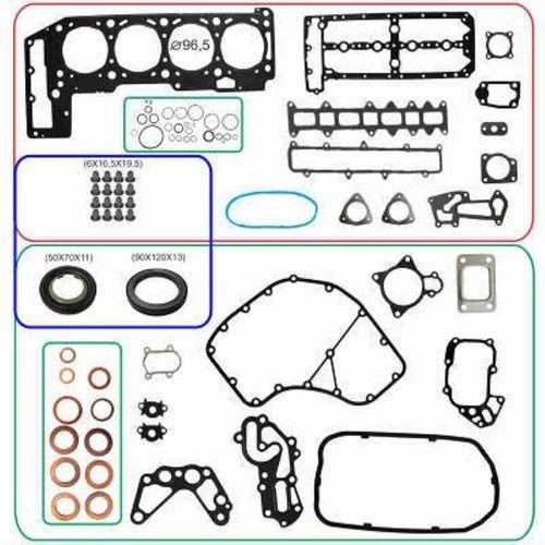 JT MOT DUCATO/IVECO 08/ C/R 1510400 JUMPER/DAILY 08/ 3.0 16V F30DT BASTOS   Jogo