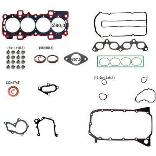 JT MOT FIESTA/KA 13/ C/R 131084PKR FOCUS/ECOSPORT SIGMA 1.6 16V BASTOS   Jogo