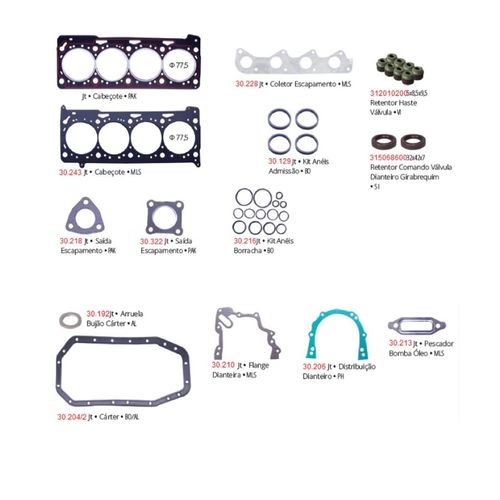 JT MOT KB 1.4 06/ C/R 30571R C/RET FLEX METAL PATHWAY   Jogo