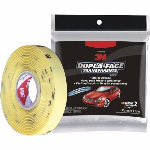 FITA DUPLA FACE 12MMX10M 3M 12MMX10M AUTOMOTIVA 3M   PEÇA