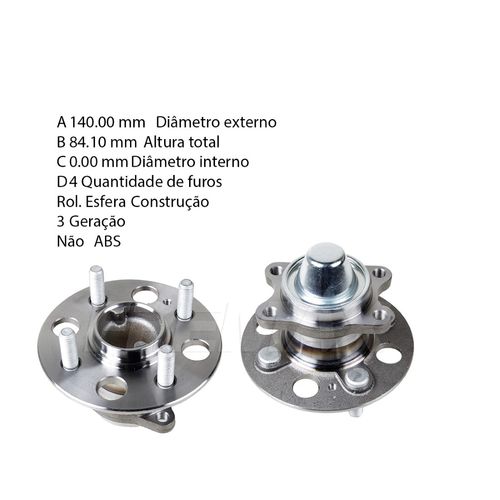 CUBO RD HB20 T 12/ S/ABS FWB0956 FREMAX   PEÇA