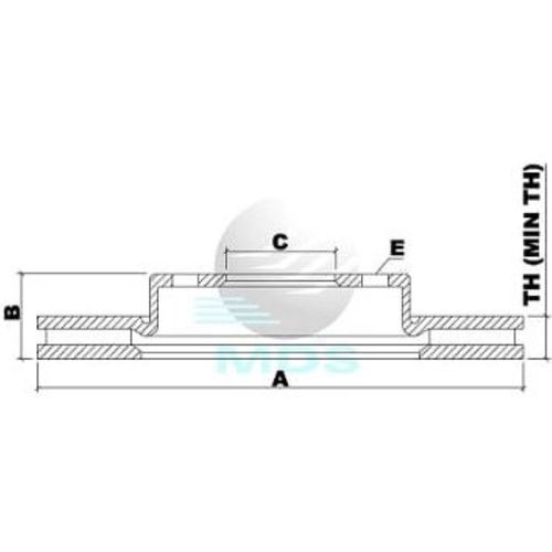 D FREIO MARCH/VERSA D D921A MARCH/VERSA 12/ D VENT MDS   Par