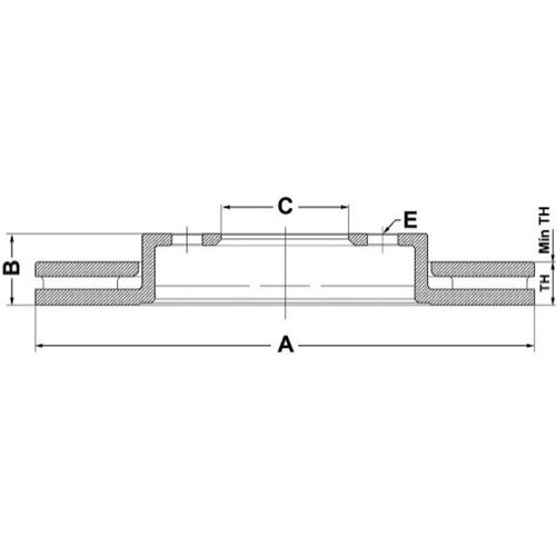 D FREIO STRATUS D 95/ BD4073 STRATUS 95/ D 282MM FREMAX   Par