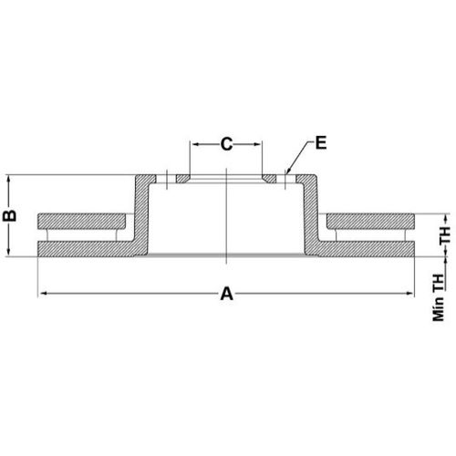 D FREIO VOLVO XC60 T 09/ BD7305 XC60 09/ 2.0/2.4/3.0 TRAS FREMAX   Par