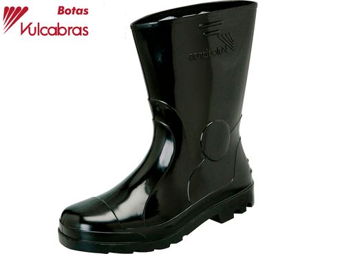 BOTA VULCABRAS C/C PRETA PVC (10)