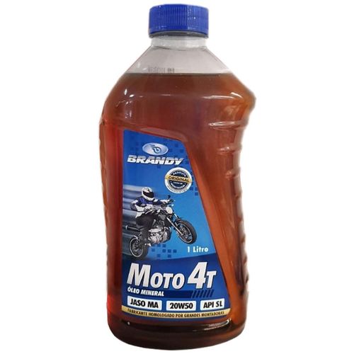 Óleo 4 Tempo Brandy 20w 50 Mineral 1 Litro