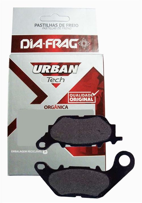 Pastilha Freio Factor 125 2009 a 2015 NMax 160 Traseira Diafrag