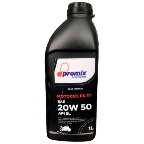 Óleo 20w/50 Mineral 4 Tempos Promix 1 Litro