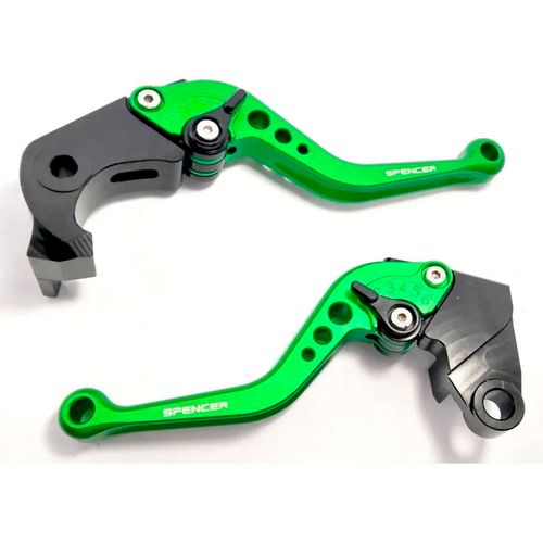 Manete Esportivo Z1000 Alumínio Verde Par