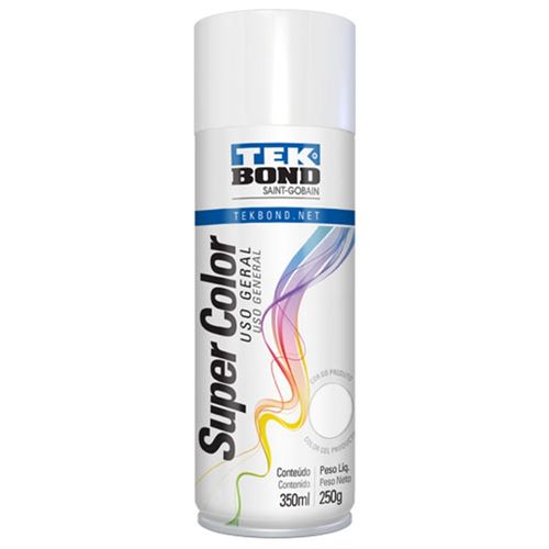Tinta Branco Brilhante Uso Geral 350 ml - Tekbond