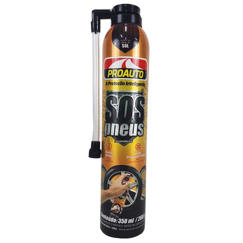 S.O.S Pneus - Inflador de Pneus 350ml Proauto