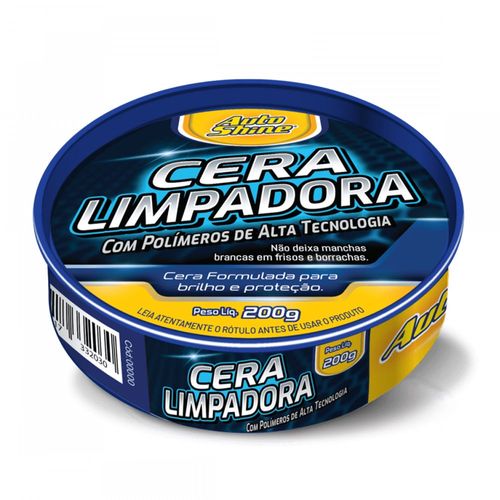 Cera Limpadora Sem Blister/Esponja 200gr - Auto Shine